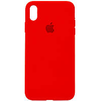 Оригинальный чехол для iPhone XR Silicone Case Full Red