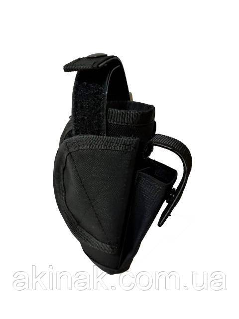 Кобура для пістолета АПС Форт14 Beretta M9 Colt з додатковим підсумком для магазину Akinak MOLLE / поясна, фото 1