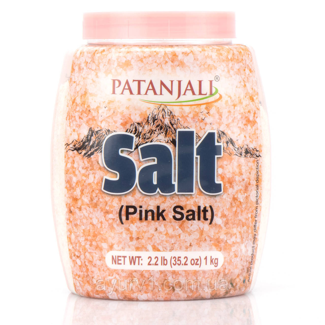Хімалайська рожева сіль Salt Pink salt Patanjali 1kg