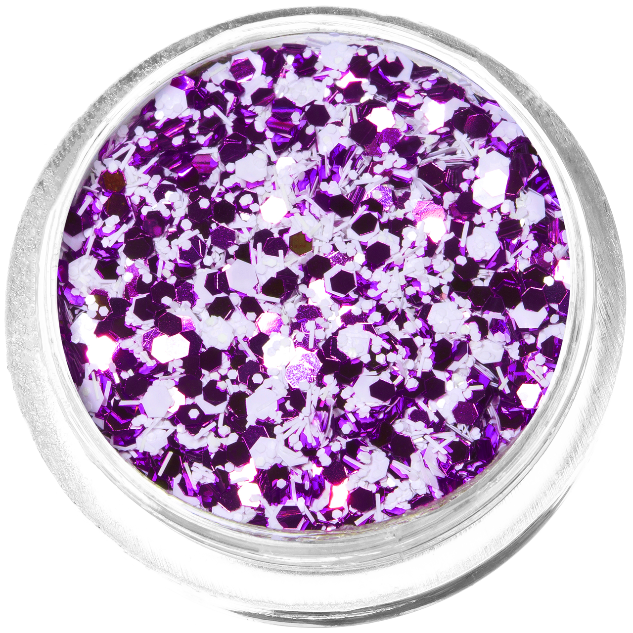 Конфеті для дизайну K-13, фіолетово-білий мікс