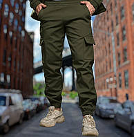 Мужские брюки хаки софтшелл Intruder зимние флисовые теплые водонепроницаемые с 4 карманами
