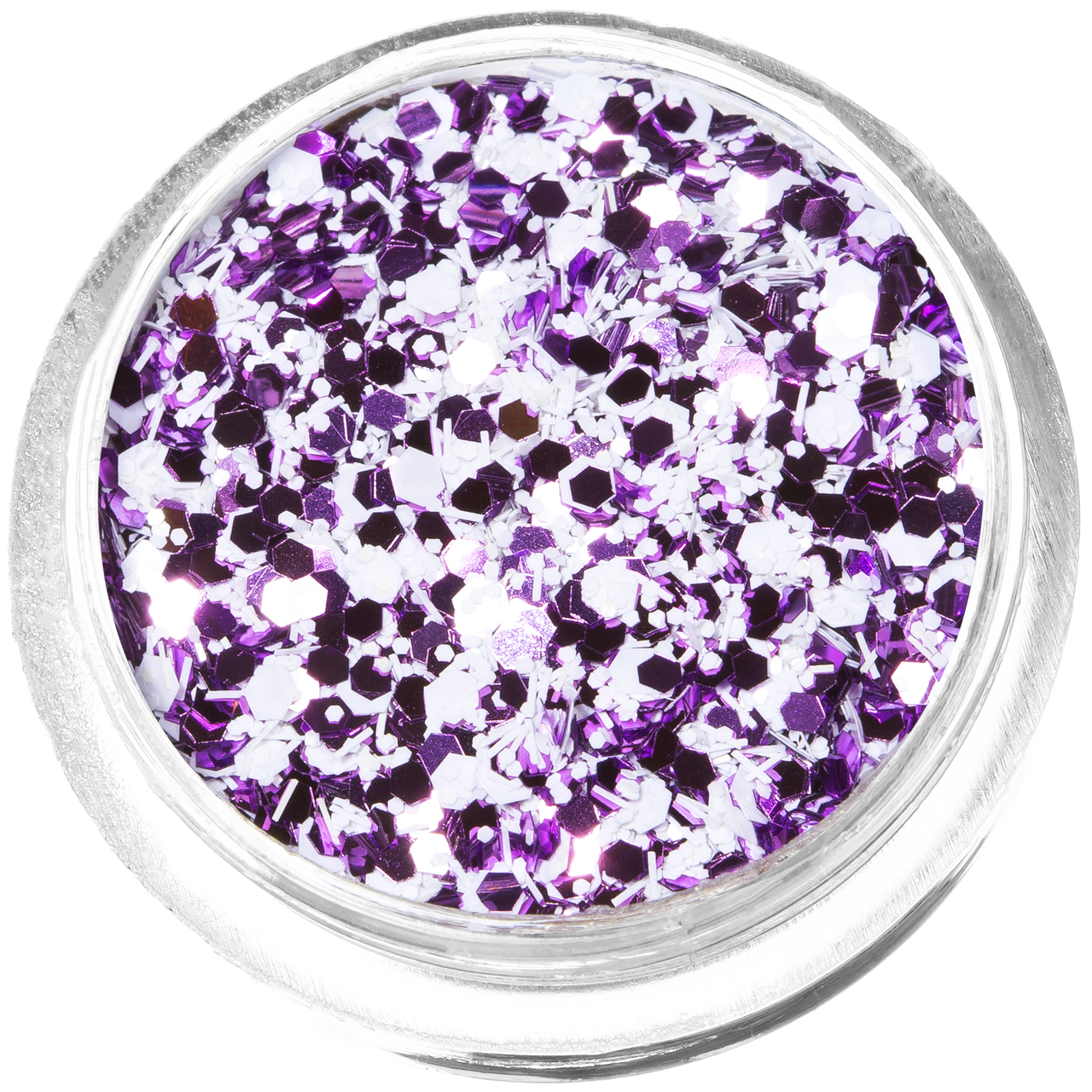 Конфеті для дизайну K-14, лавандово-білий мікс