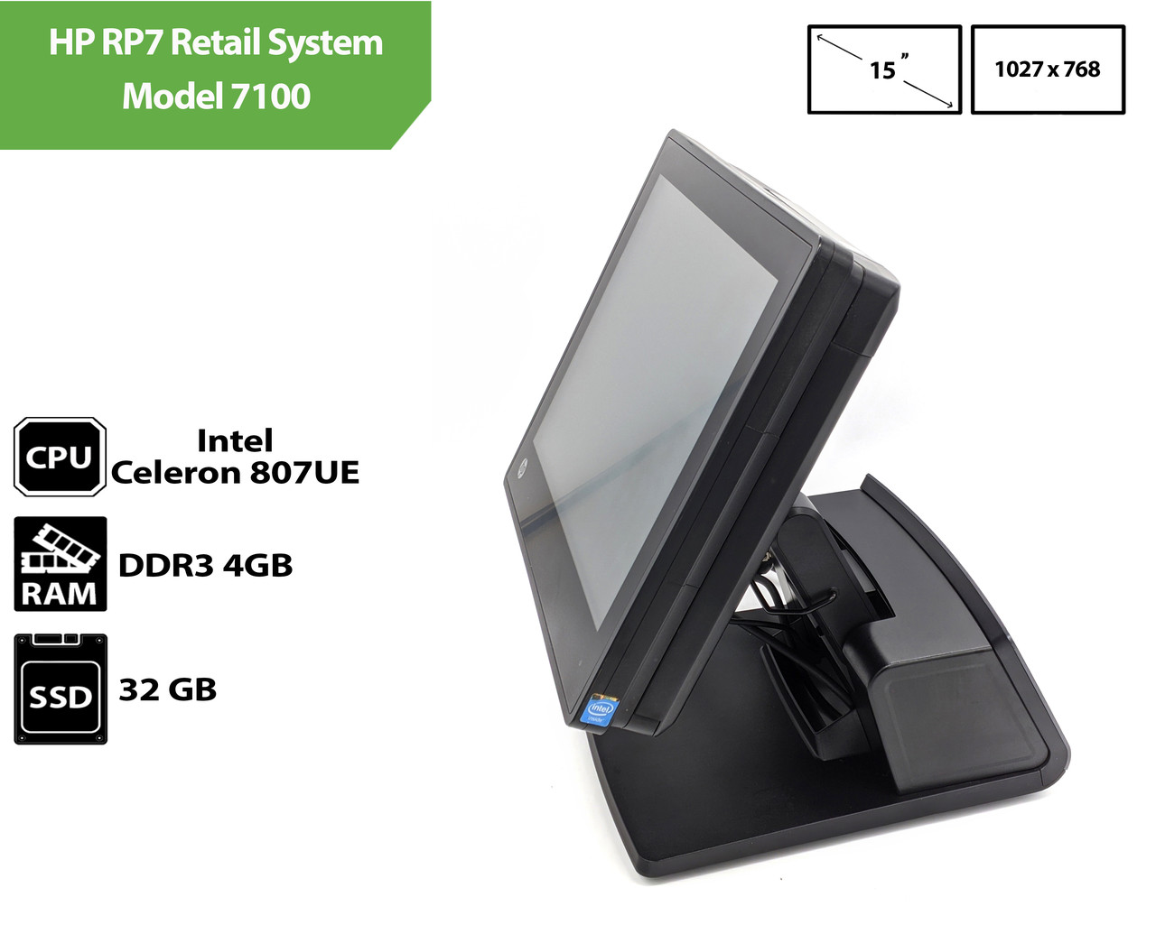 POS термінал HP RP7 Retail System Model 7100