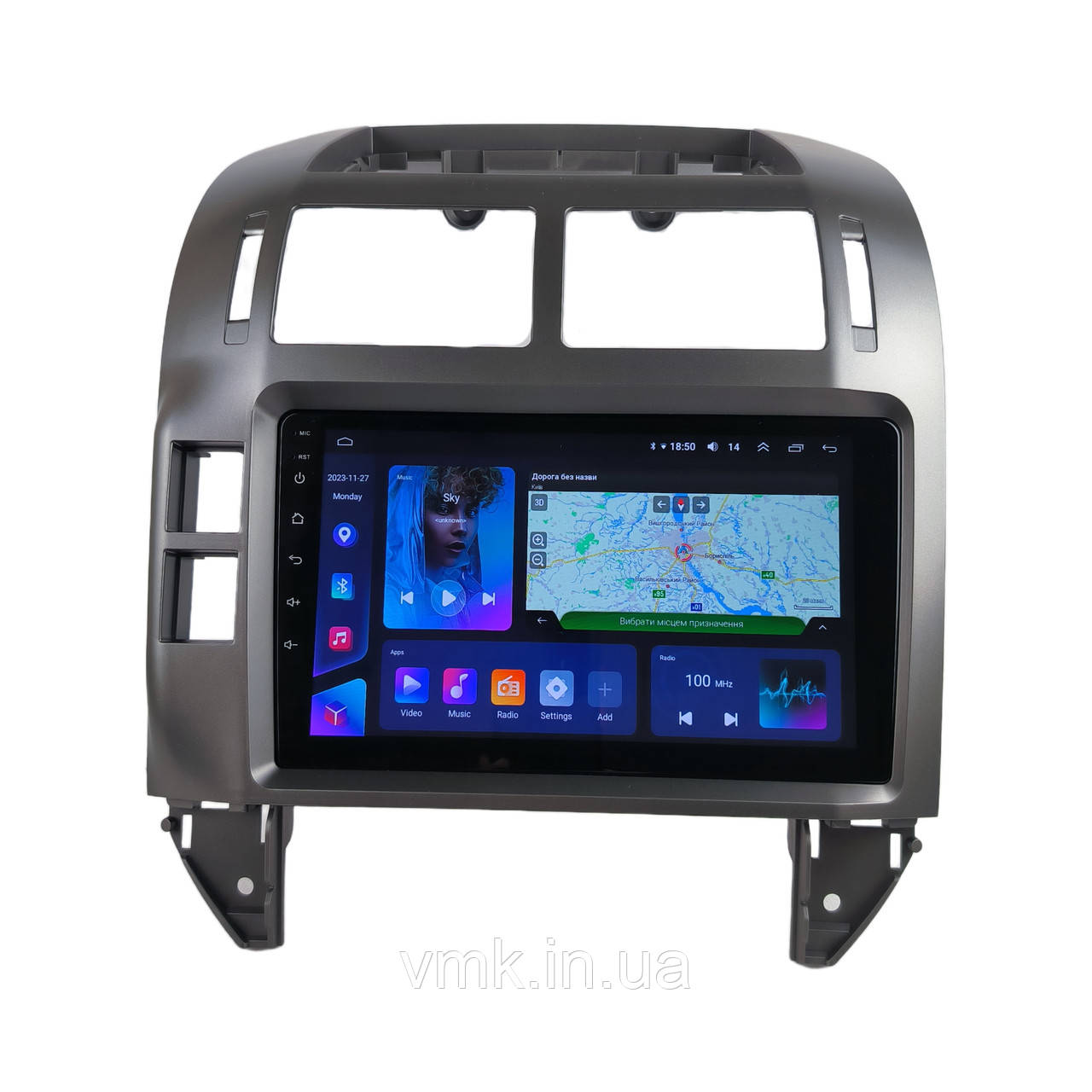 Андроїд Магнітола Volkswagen Polo 2004-2010 4core Base Android 13, Platform JAC