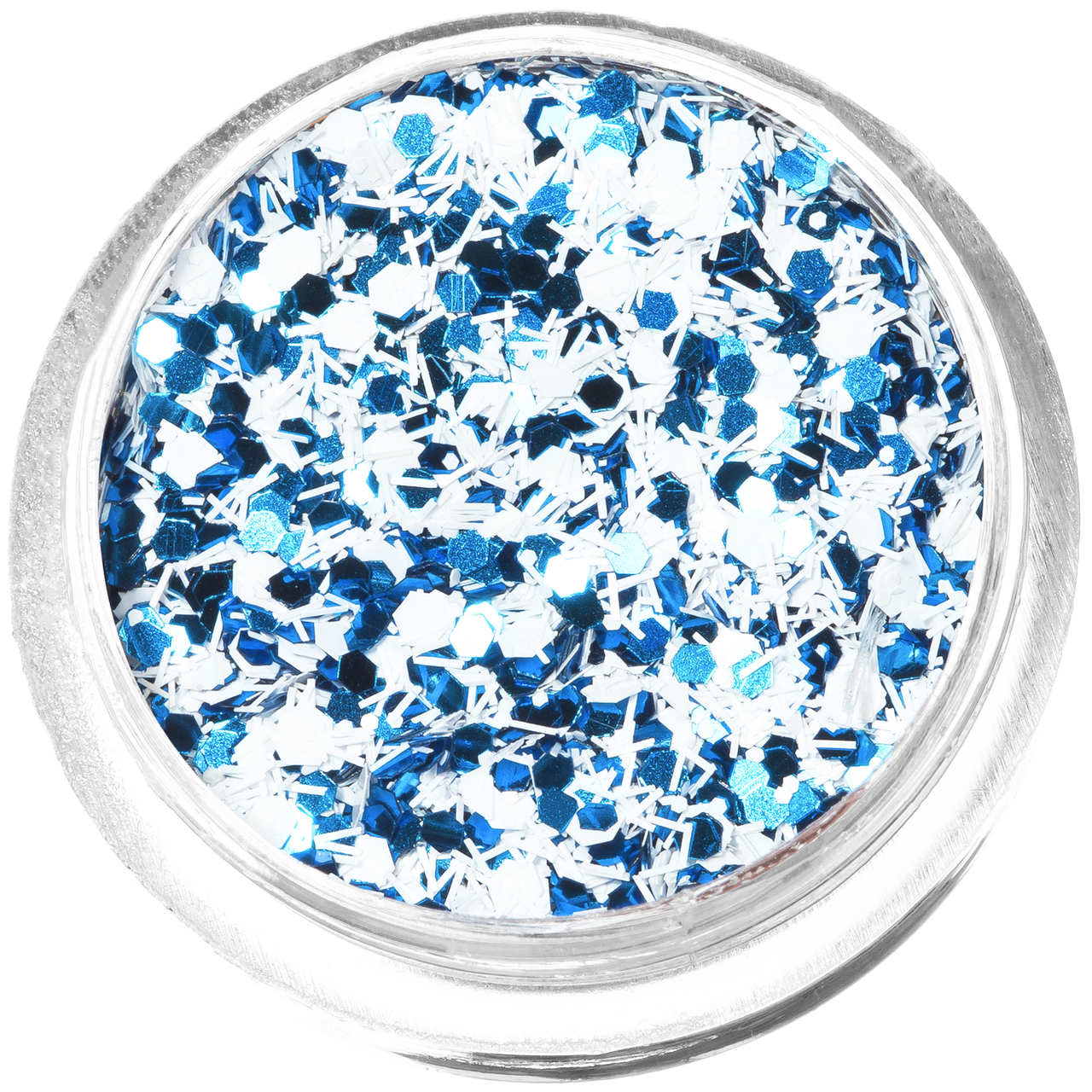 Конфеті для дизайну K-15, біло-блакитний мікс