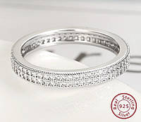Серебряное кольцо с цирконием !