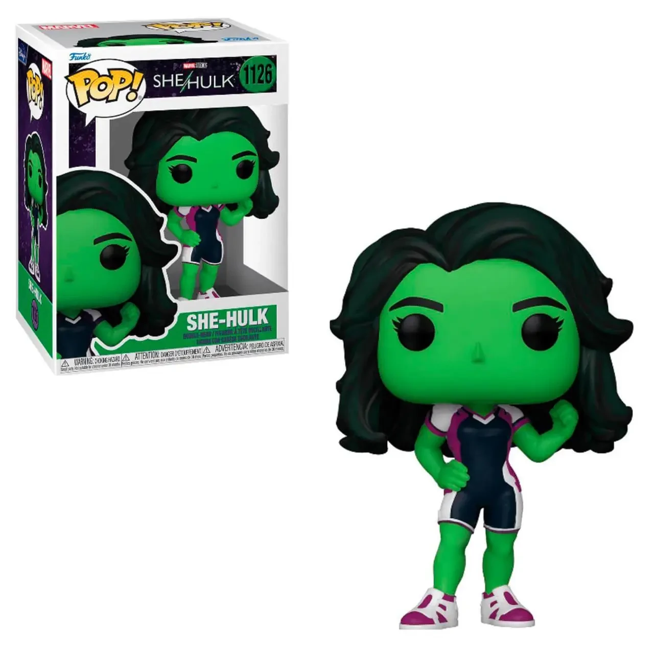 Фігурка Funko Pop Фанко Поп Marvel She-Hulk Марвел Вона Халк 10 см номер 1126 Оригінал зі США