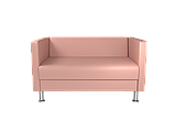 Офісний диван BNB Bongo Двомісний Рожевий (Колір 2202), фото 2