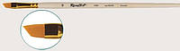 Кисть синтетика наклонная жесткая, для работы с Акрилом, Гуашью, Маслом, серия 1362, № 8