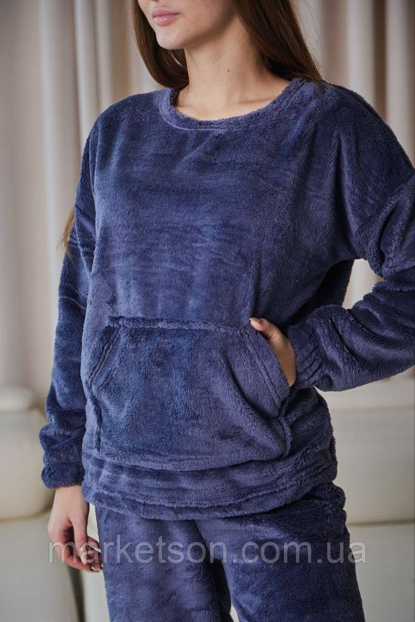 Жіноча піжама махрова тепла домашній костюм р. S,M,L,XL