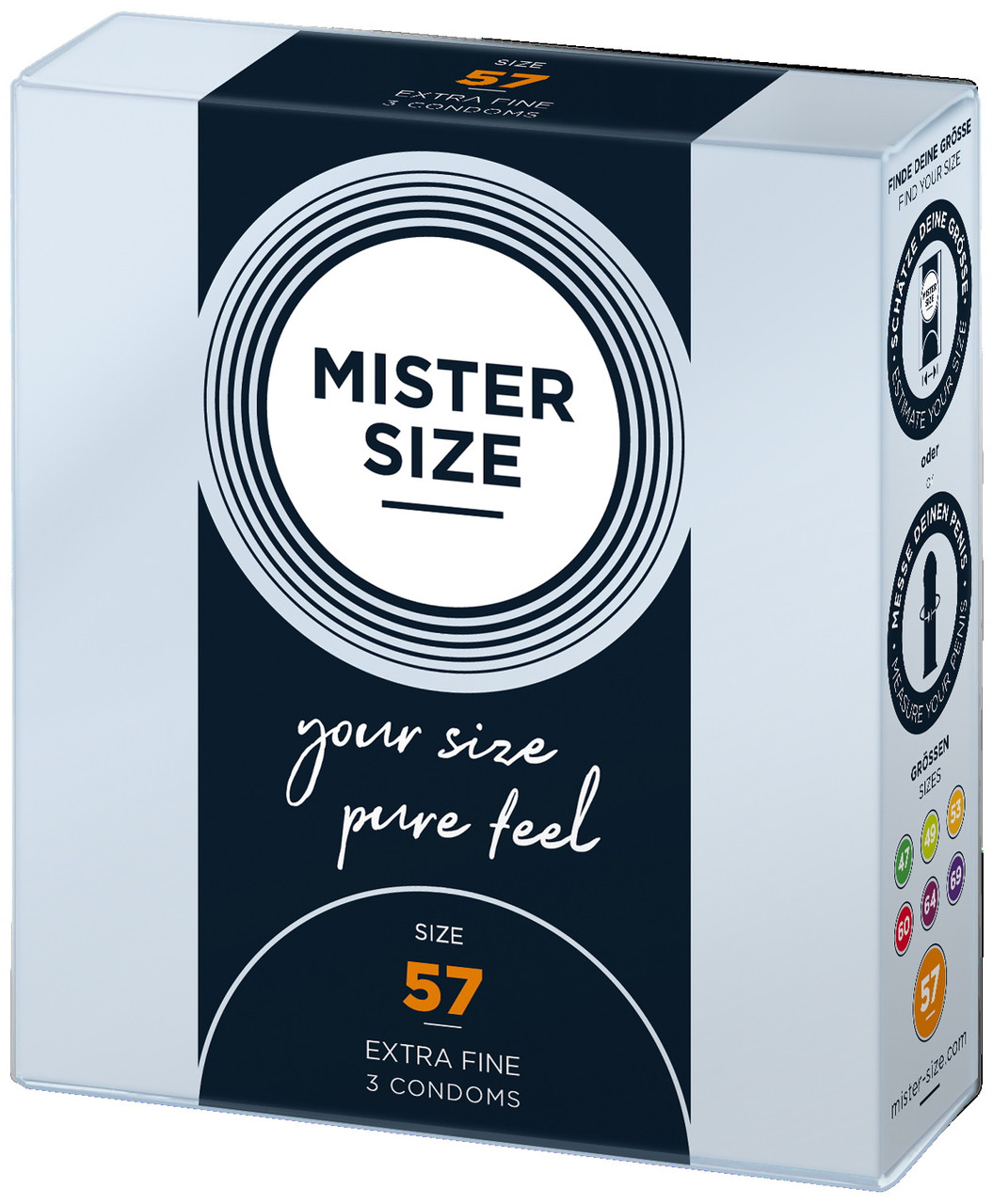 Презервативи Mister Size 57 mm (3 шт.)