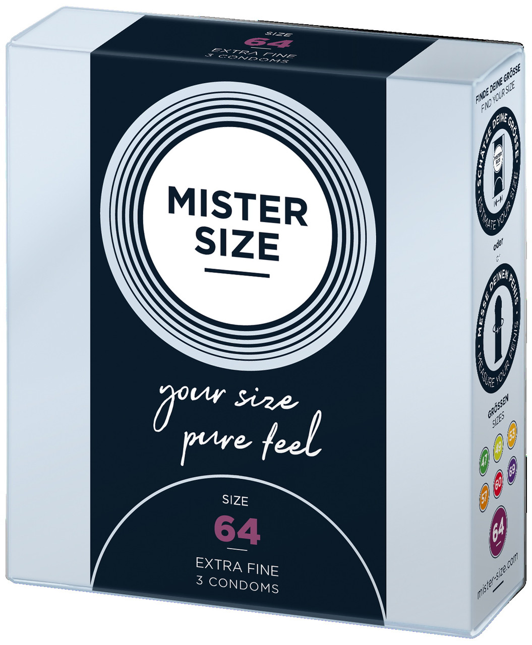 Презервативи Mister Size 64 mm (3 шт.), фото 1