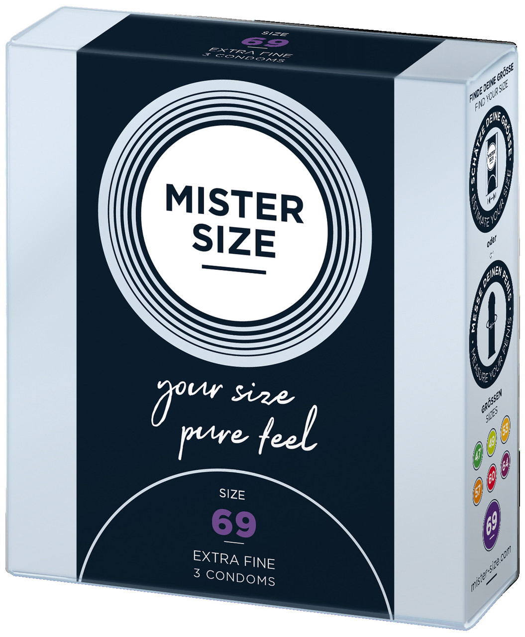 Презервативи Mister Size 69 mm (3 шт.), фото 1
