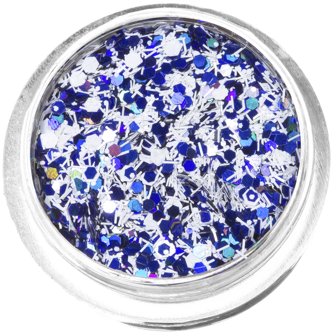 Конфеті для дизайну K-04, синьо-білий мікс