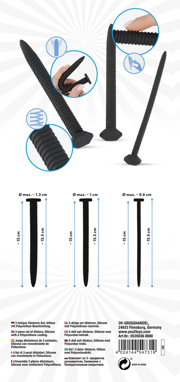 Набор уретральных стимуляторов Screw Dilator Set