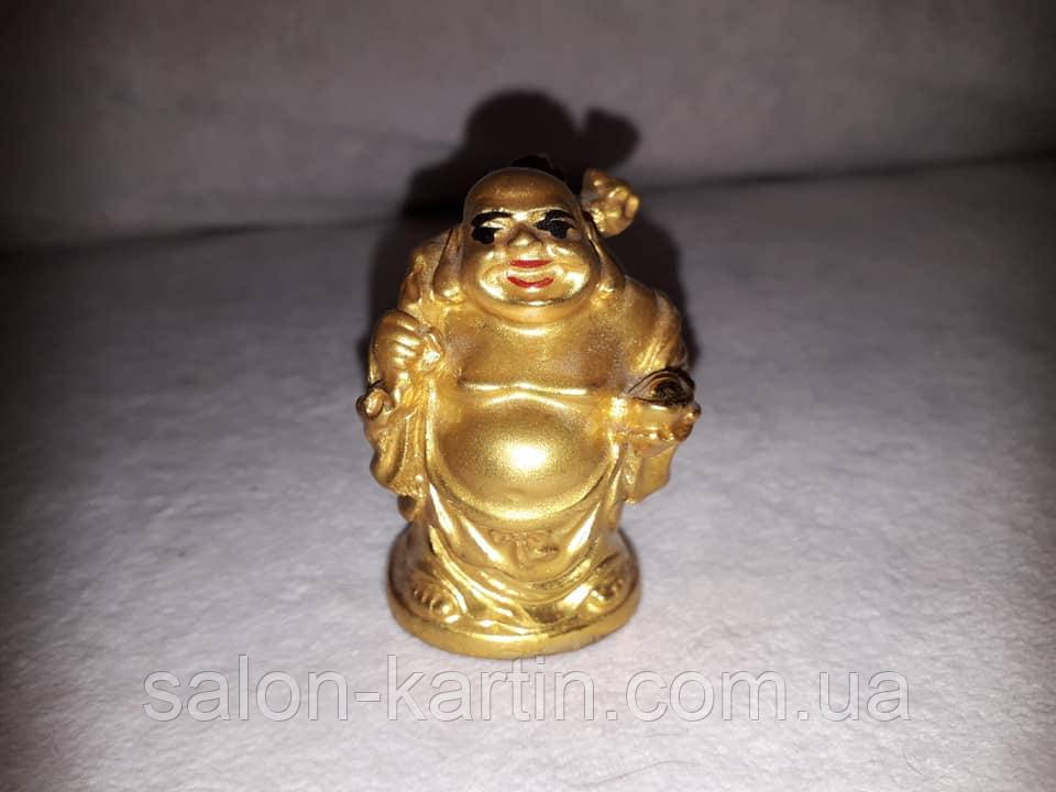 Статуетка Золотий Будда Хотей, Фен шуй