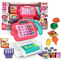 Кассовый аппарат (калькулятор, деньги, продукты, в коробке) 66107