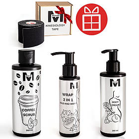 Тейп у подарунок при покупці набору "Інтенсивне схуднення" (скраб антицелюлітний+обгортання 2в1+ крем квітковий)