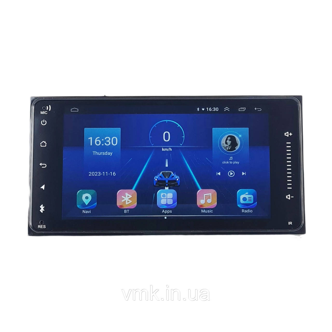 Магнітола Toyota універсальна 7 дюймова на базі Android