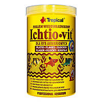 Сухой корм для аквариумных рыб Tropical в хлопьях Ichtio-Vit 1 л (для всех аквариумных рыб) i