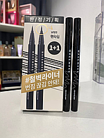 Водостойкая подводка для глаз WAKEMAKE Any Proof Pen Eyeliner Set 01 Black