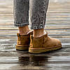 Зимові Жіночі Черевики UGG Classic Ultra Mini Chestnut Brown / УГГ Класик Ультра Міні Чеснат Коричневі, фото 8