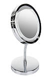 Дзеркало косметичне Adler AD 2159 LED 3x zoom, фото 4