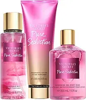 Набір Victoria's Secret Pure Seduction Оригінал! Спрей міст, лосьйон для тіла та гель для душу