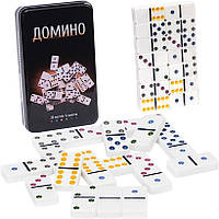 Настольная игра Домино в жестяном боксе, 5010F(84188)
