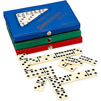 Настольная игра Домино в футляре белое, 28 шт, 4807PVC(99512)