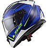 Мотошолом LS2 FF320 STREAM EVO AXIS BLUE WHITE, фото 3