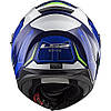 Мотошолом LS2 FF320 STREAM EVO AXIS BLUE WHITE, фото 5