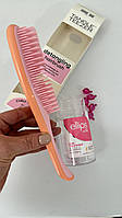 Оригинальная щетка для волос розово-персиковая Tangle Teezer Wet Detangler Hairbrush Curly Mango Pink