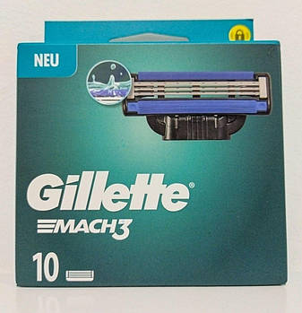 Змінні касети Gillette Mach 3 10 шт