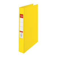Папка-реєстратор Esselte A4 з 2 кільцями, корінець 25 мм, жовтий (14450)