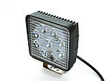 Світлодіодна фара AllLight 060type 27 W 9chip EPISTAR spot 9-30 V (тонкий радіатор), фото 2