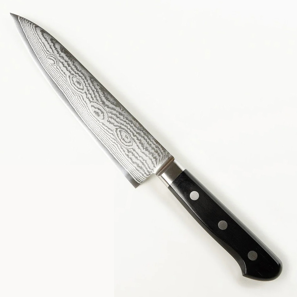 Ніж кухонний HONMAMON / Хонмамон Gyuto/Petty серії VG-10 Damascus, 120 мм (Японія)
