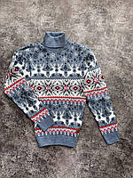 Новогодний свитер для женщин, Теплый красивый парный рождественский свитер