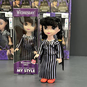 Іграшка дитяча "Лялька Венздей", Игрушка детская "Кукла Венсдей"