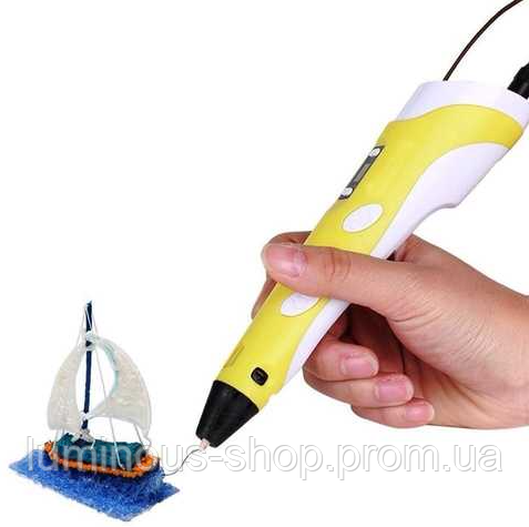 3D ручка PEN-6 c LCD-дисплеем Draw Your Dream (набор трафаретов, графический планшет, 100 м пластика) LU - фото 4 - id-p2040507587