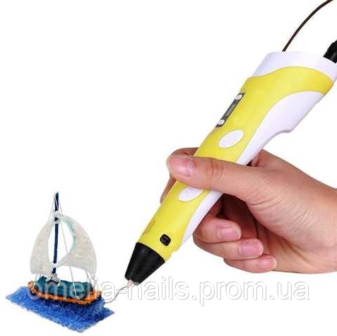 3D ручка PEN-6 c LCD-дисплеем Draw Your Dream (набор трафаретов, графический планшет, 100 м пластика) ON - фото 4 - id-p2040509578