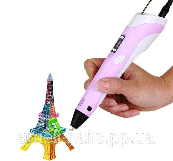 3D ручка PEN-6 c LCD-дисплеем Draw Your Dream (набор трафаретов, графический планшет, 100 м пластика) AS - фото 5 - id-p2040510959