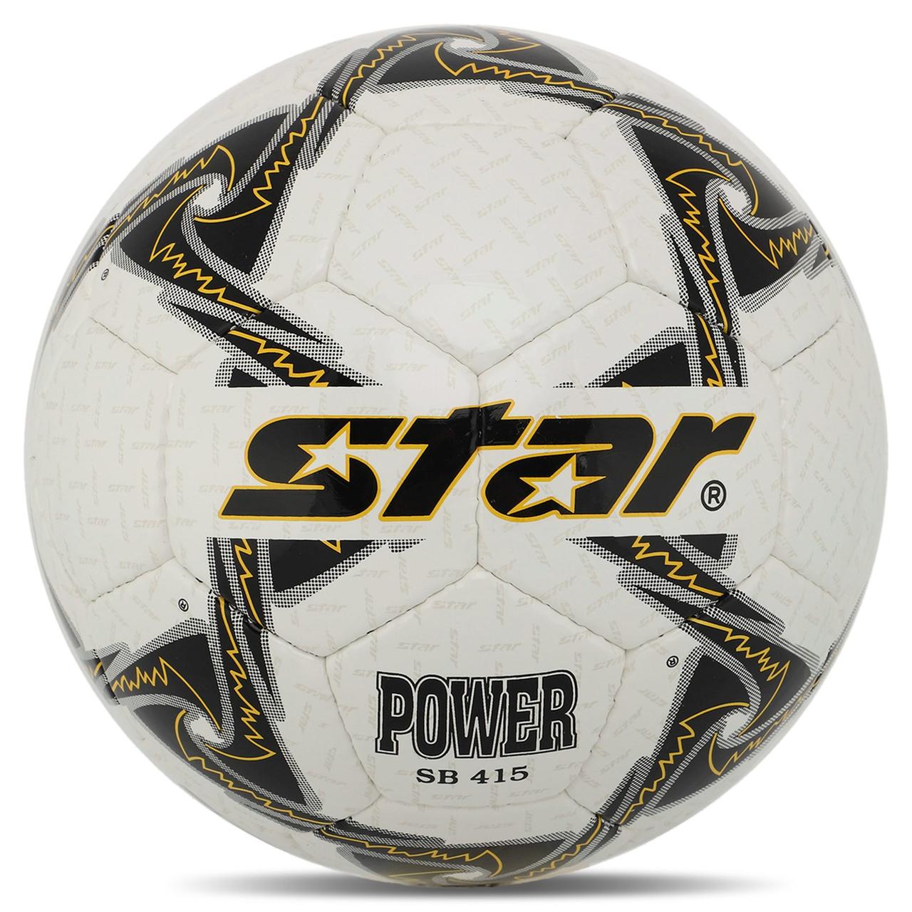 М'яч футбольний №5 STAR POWER SB415 ручна зшивка