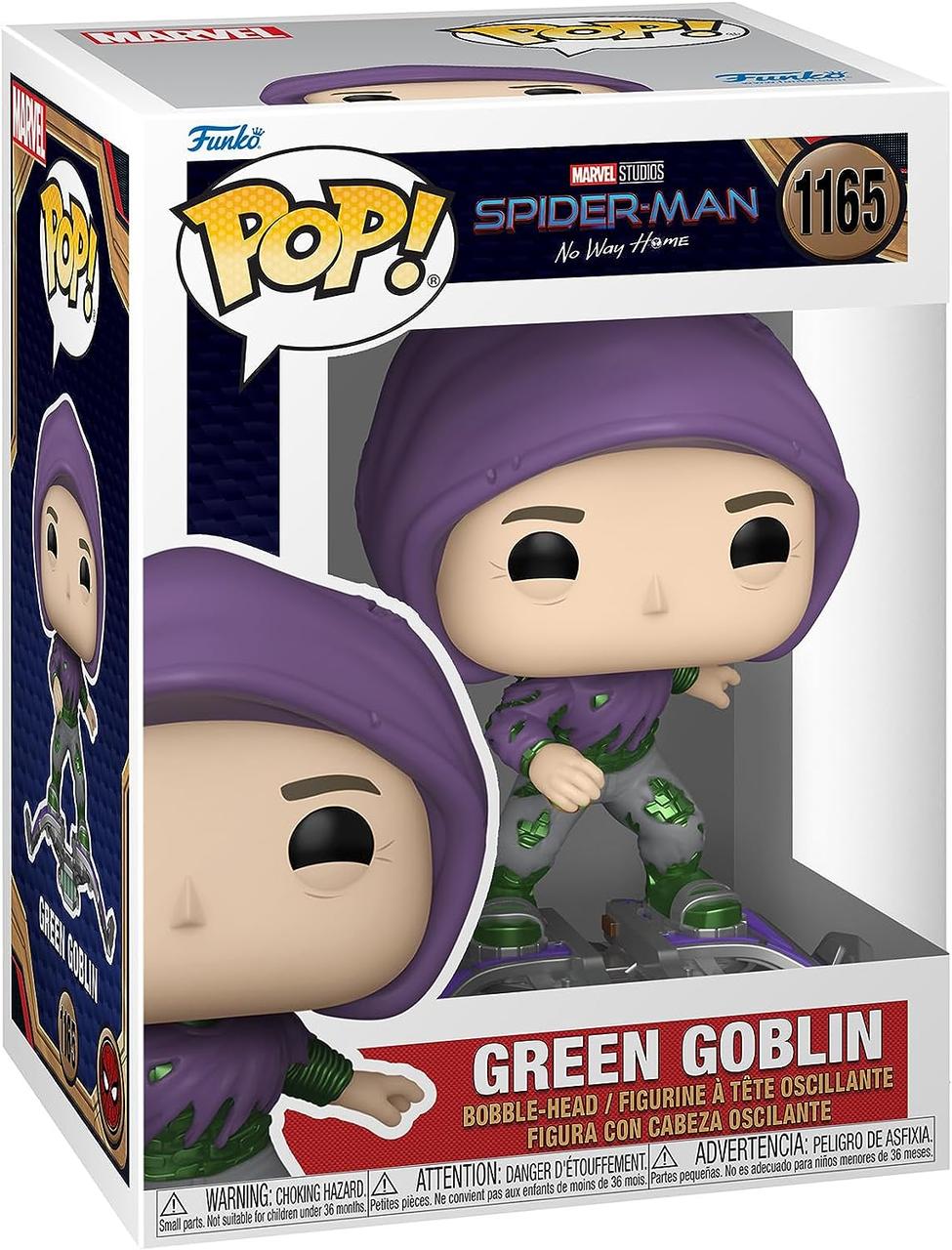 Фігурка Funko Pop Marvel Фанко Поп Марвел Зелений Гоблін Green Goblin 10 см No1165