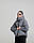 Зимова жіноча пухова куртка OGONPUSHKA Easy графіт, фото 3