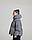 Зимова жіноча пухова куртка OGONPUSHKA Easy графіт, фото 10
