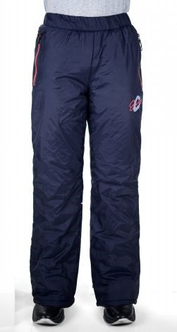 Зимові штани (штани) на синтепоні. розмір 152, темно-сині.