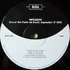 Megadeth - Live At San Paolo Do Brasil, September 2Nd 1995 2017 Dol/EU Mint Виниловая пластинка (art.244890), фото 3