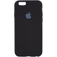 Оригінальний чохол для iPhone 6/6s Silicone Case Full Black