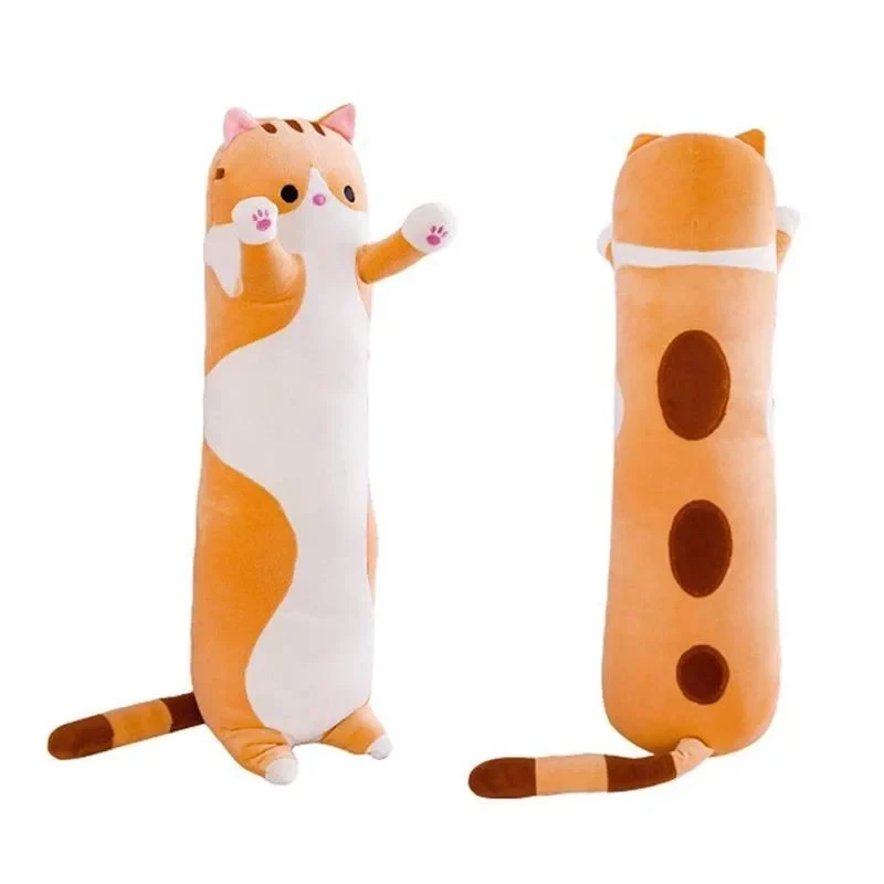 Дитяча м'яка іграшка-подушка Кіт 90 см Jw, фото 1